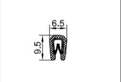 PIRELI-U PVC  A1 013 - Profil s kovovou výstužou 