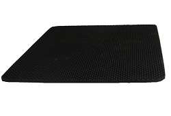 G12 COBRA - SBR čierna ryhovaná podlahovina s / bez vložky, 70°Sh, šírka 2000mm a 1700 mm