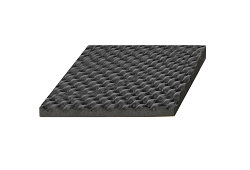 ROCKFONIK 507 BLACK LEP. - Doska 1x2 m, protihluková s bosážou a kopolymérovým povlakom 91°ShA (-70°/+110°/150°C)