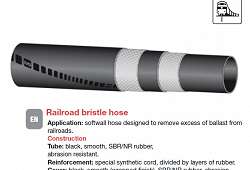 SANDBLAST RAILFLEX - Flexibilná hadica pre odpratávanie štrku zo železničnej trate