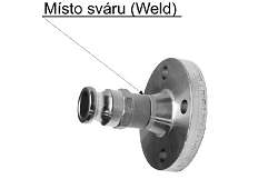 PRÍRUBA SS-10/40 WELD - Pevná, nerez 316, EN 1092-1 navarovacia PN10/40