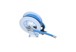 NAVIJAK S541/21H FE - Oceľový navijak s 3/4" hadicou 15 metrov pre horúcu vodu do 100 bar