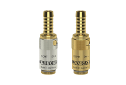 ESDMT*TL DN6 - Priamy tŕň 9 mm s ventilom aj bez, 15 bar (-20°/+200°C), čap 9,4 mm