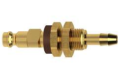 STANDARD ESMK SSV** - Vsuvka cez prepážku s hadicovým tŕňom 6 mm, DN 5