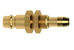 STANDARD SSV DN 7,2 - Mosadzný tŕň cez prepážku so vsuvkou Dn 7,2