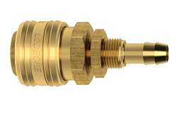 STANDARD TSV DN 7,2 - Rýchlospojka cez prepážku Dn 7,2 s hadicovým tŕňom