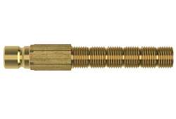 VSUVKA ZÁVITOVÁ ESD DN 9 - Mosadzné závitové predĺženie (na skrátenie), čap 13,5mm