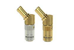 ESDT*AL AG 45° - Rýchlospojka ALM s vonkajším 45° závitom BSP(AG) so zaistením 15 bar (-20/+220°C)