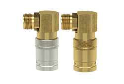 ESDF AG 90° - Rýchlospojka DN 9, MS 58 vonkajší závit, čap 13,5 mm