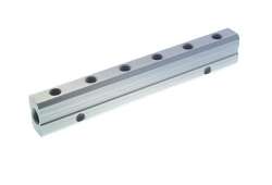 6048 - LIŠTA ROZDEĽOVACIA DVOJITÁ - Hliníková dvojitá rozvodná lišta, obojstranná