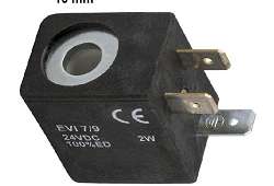 SOL11- Ø 10* size 30mm- Solenoid - Cievka série Fluid pre solenoid 01F 2/2 (3/2) Form B
