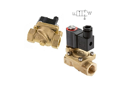 2/2 SOLENOIDOVÝ VENTIL MS/*** - Riadenie prietoku DN 15-25 pre kvapaliny do 10 Bar (-10/+80/+130°C)