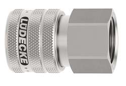 STANDARD IG SS - Nerezová rýchlospojka Dn 7,2 s vnútorným závitom, vrúbkovaná