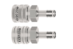 STANDARD TRN-AB SS - Nerezová obojstranne uzatváracia rýchlospojka hadicový tŕň DN 7,2