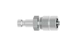 MINI ESMCE MALE PUSH-ON VSUVKA - Jednoručná nerezová vsuvka DN 2.7, 35 bar