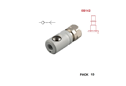 0B142 BEZPEČNOSTNÁ RÝCHLOSPOJKA IG DN 5,5 - Séria 0B140, Multisocket UNI ISO 6150-C10