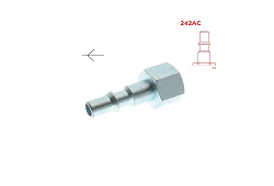 242AC - BEZPEČNOSTNÁ VSUVKA FEMALE IG DN 5,5 - Pevná, Séria 0B140, Multisocket UNI ISO 6150-C10