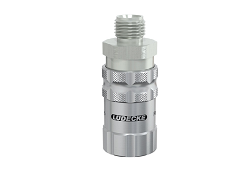 ESCBN DN6 RÝCHLO. MALE AG S VENTILOM - Bezodkvapová rýchlospojka MS/Ni AG 35 Bar (-20/+200°C)