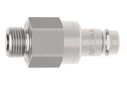 VSUVKA ESIGE-NAAB NEREZ - Nerezová, obojstranne zatvárajúca rýchlospojka AG, DN 10, PN35, čap 15 mm